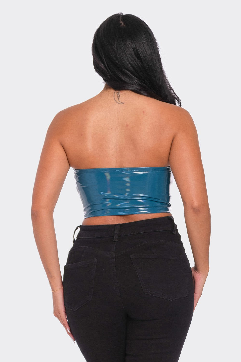 Siren corset top (teal)