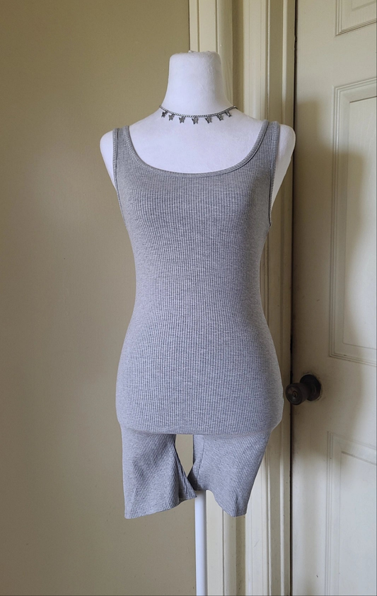 Everyday chic romper (grey)