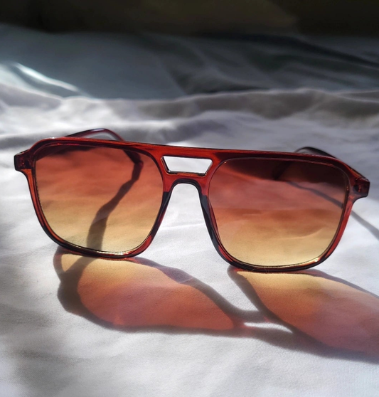 Brown glasses