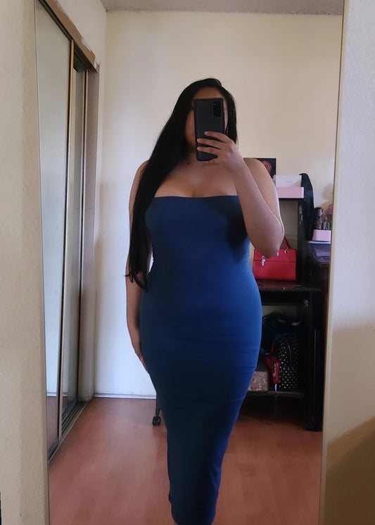 Melanie tube dress(blue)
