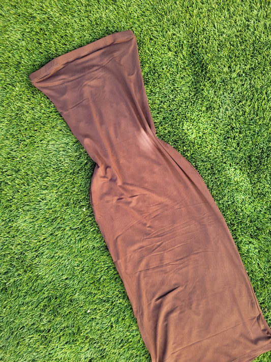 Melanie tube dress (Brown)